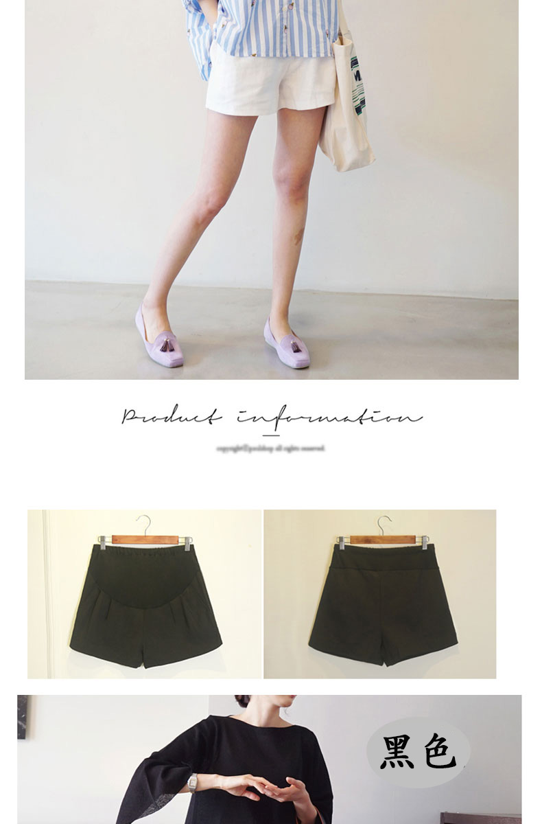 Phụ nữ mang thai quần short nữ mùa hè mỏng 2019 thời trang mới mặc quần lửng nâng cao chân váy legging mùa hè - Phụ nữ mang thai quần / quần bụng shop bầu đẹp