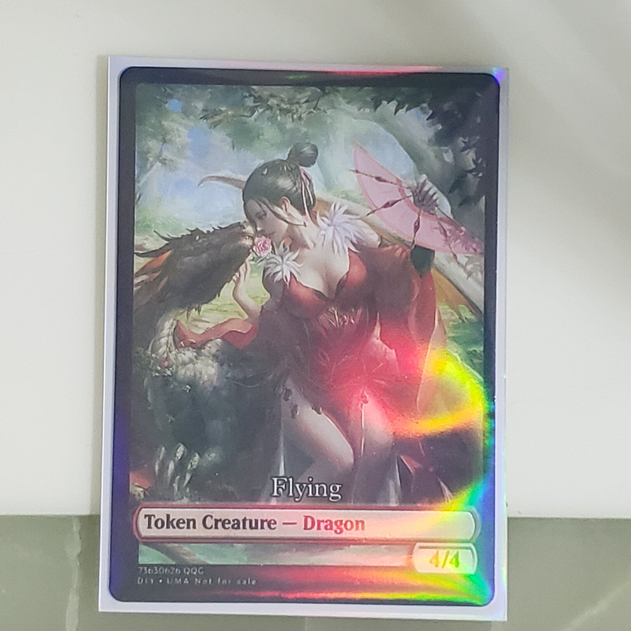 R4 4 Dragonflash Token Young Companion Dragon Blade Veliz Sarkhan