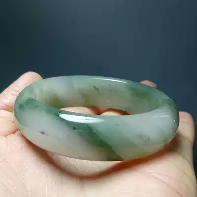 Xinjiang natural jade Gobi Jade Tianshan Cui Jin Jinlun Cui Bracelet