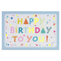  MOKA New 3D three-dimensional birthday cake greeting card Baby friend birthday blessing party celebration gift card