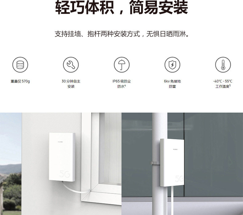 Распределенный маршрутизатор 华为5g cpe win通插卡5g无线路由器户外移动车载监控h312-371 Huawei