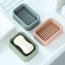 Toilet Creative Soap Box Drain Free Punch With Cover Portable Soap Rack Student Dorm Laundry Soap Fragrant Hood Case
