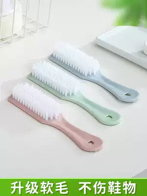 Household multi-function long handle soft wool shoe brush brush cleaning brush brush leather shoe polish shoe polish shoe brush washing brush