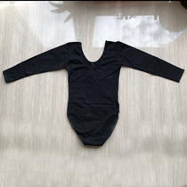 Long-sleeved gymnastics clothing ballet dance clothing practice form clothing cotton Lycra cotton spandex material good quality