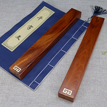 Acid branch wood paperweight town ruler wood creative Mahogany Wenzhen Wenfang four treasures pressed paper Student calligraphy town ruler Simple