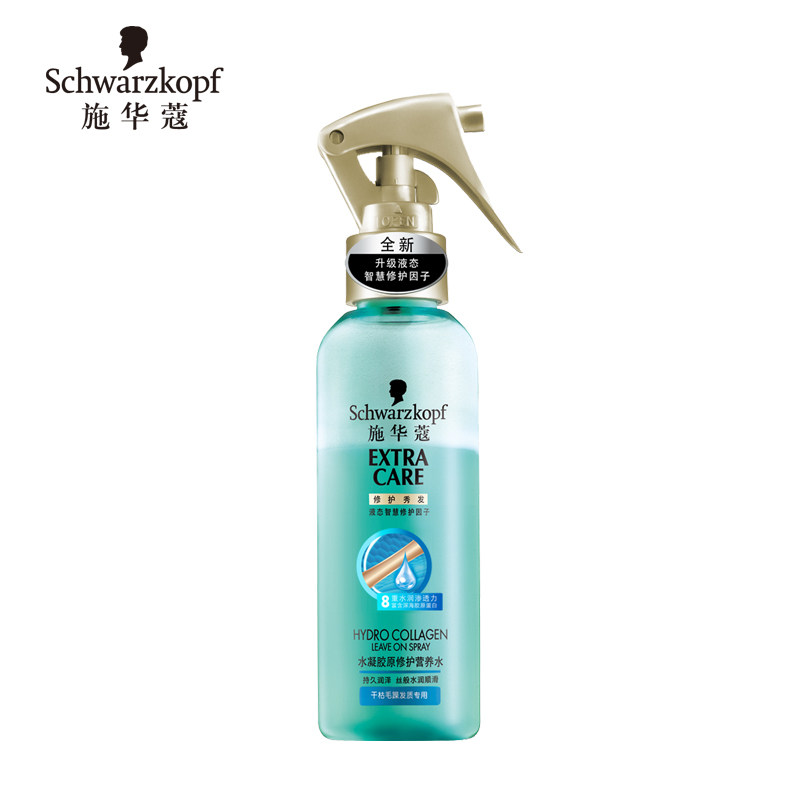 【天猫超市】Schwarzkopf施华蔻水凝胶原修护营养水150ml补水修护