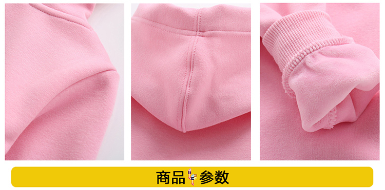 Chuột Mickey cha mẹ-con Mickey áo len bé trai và bé gái cộng với quần áo nhung một gia đình ba con hoodies đỏ áo đồng phục gia đình