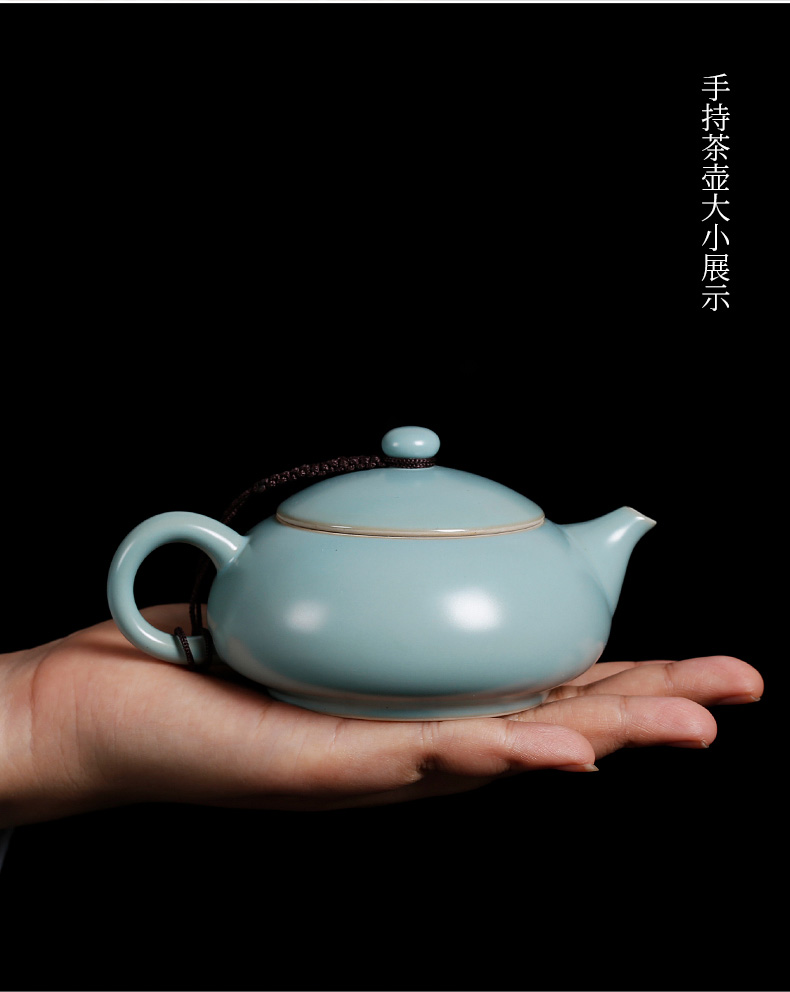 By patterns by hand your up slicing can raise ceramic teapot small single pot of household kung fu teapot small capacity