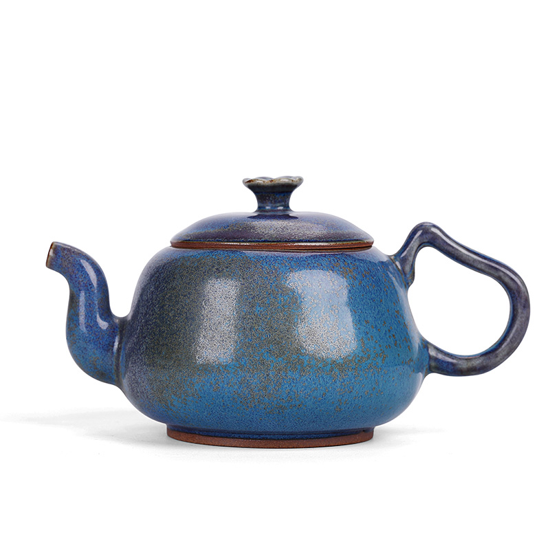 Jin shenhou undressed ore glaze kung fu tea pot masterpieces Chen Juncai hand make tea for the jun porcelain up single pot of large - sized restoring ancient ways