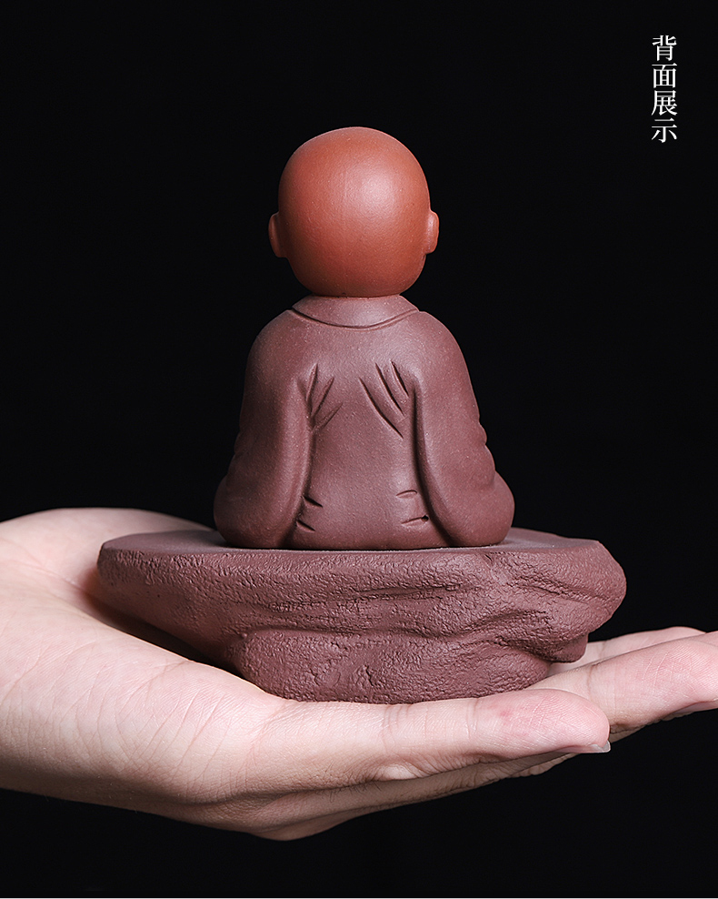 Purple sand tea for its ehrs spoil the young monk zen tea table is placed lovely tea play the little novice monk home decoration interesting products