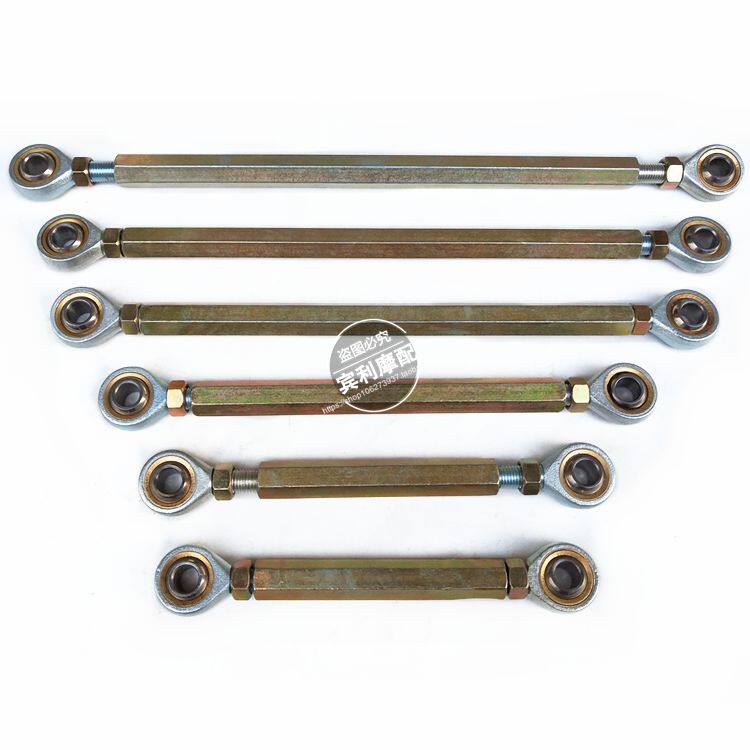 DIY steel tube four-wheeled cardiner beach car retrofit accessories turn to ball head Llever fish eye ball head 10MM