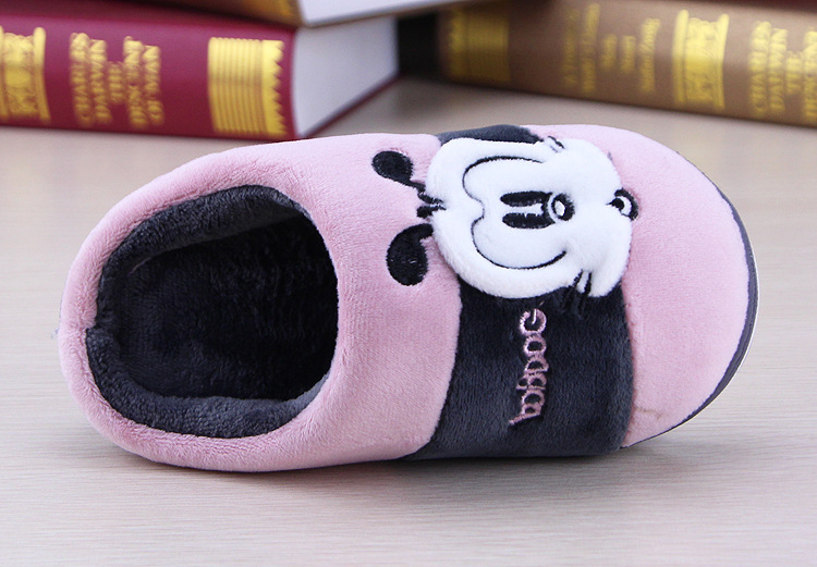 Bobdog / Babu đậu đàn ông và phụ nữ mới siêu mềm nhung nhà dép bông trong nhà thoáng khí đôi trẻ em dép bông dép adidas