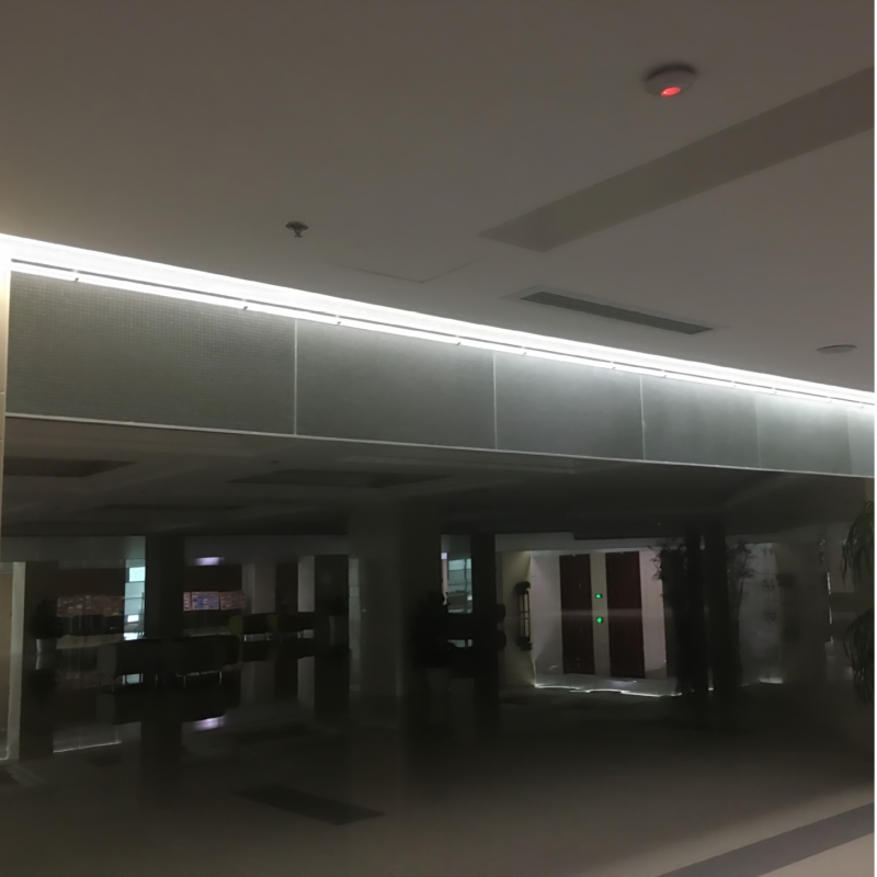 Bibo Fireproof Clip Silk Glass Blocking Smoke Pituitary Wall Stationary Manufacturer Direct Marketing CCC Compulsory Certification Product Certificate Qi