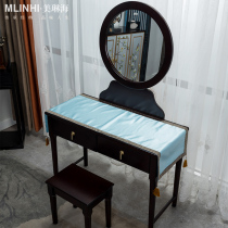 New Chinese dresser drape tablecloth modern simple light luxury European storage cabinet one makeup table makeup table mat