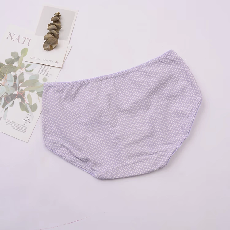 [Bai Cai price] J ~ 13 quần lót boxer trong thắt lưng cotton 裆 cô gái thoáng khí nâng bụng tóm tắt in liền mạch