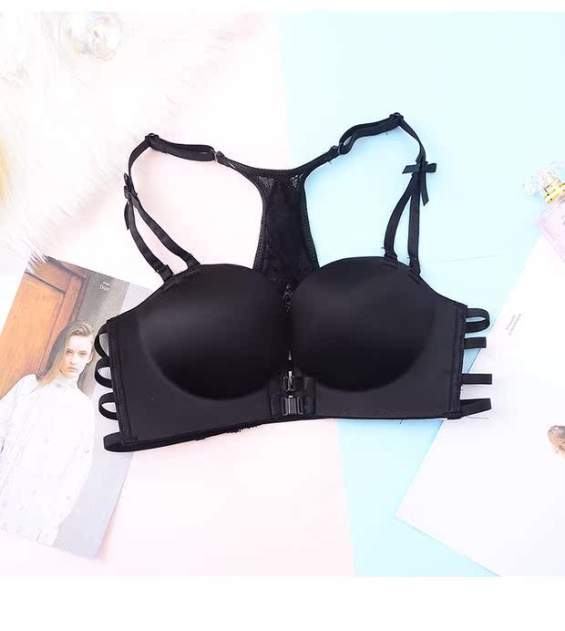 D ~ 28 AB cup cup vẻ đẹp trở lại đồ lót thu thập không có dấu vết không có áo ngực massage đồ lót
