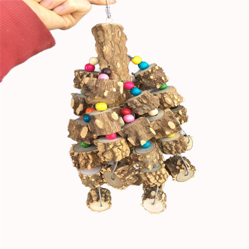 Large Parrot In Grey Parrot Cockatoo Parrot Nibble Nibble Toy Bird Cage Decoration