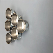 Stainless steel parrot food box water tank water basin water cup Food Bowl eating Cup trough parrot parrot eight big brother cage food Cup