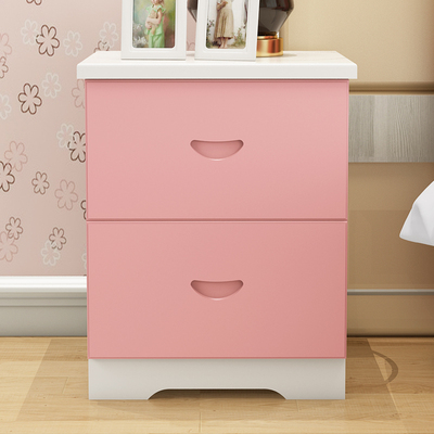 Small cabinet bedside table simple minimalist modern bed cabinet storage mini locker solid wood bedroom assembled bedside cabinet