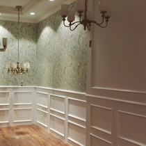 Solid Wood Baking Varnish Care Wall 2 TV Background Wall Baking Varnish Background Wall Image Wall Top Line Waist Line