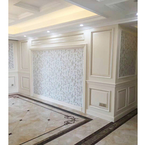 Solid Wood Baking Varnish Protection Wall Panel TV Background Wall Image Wall Wood Finishes Invisible Door Background Sofa Background