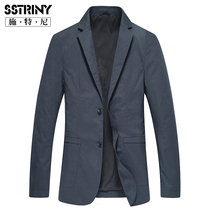 Stney mens spring suit Mens new mens casual suit Youth thin slim cotton single west jacket