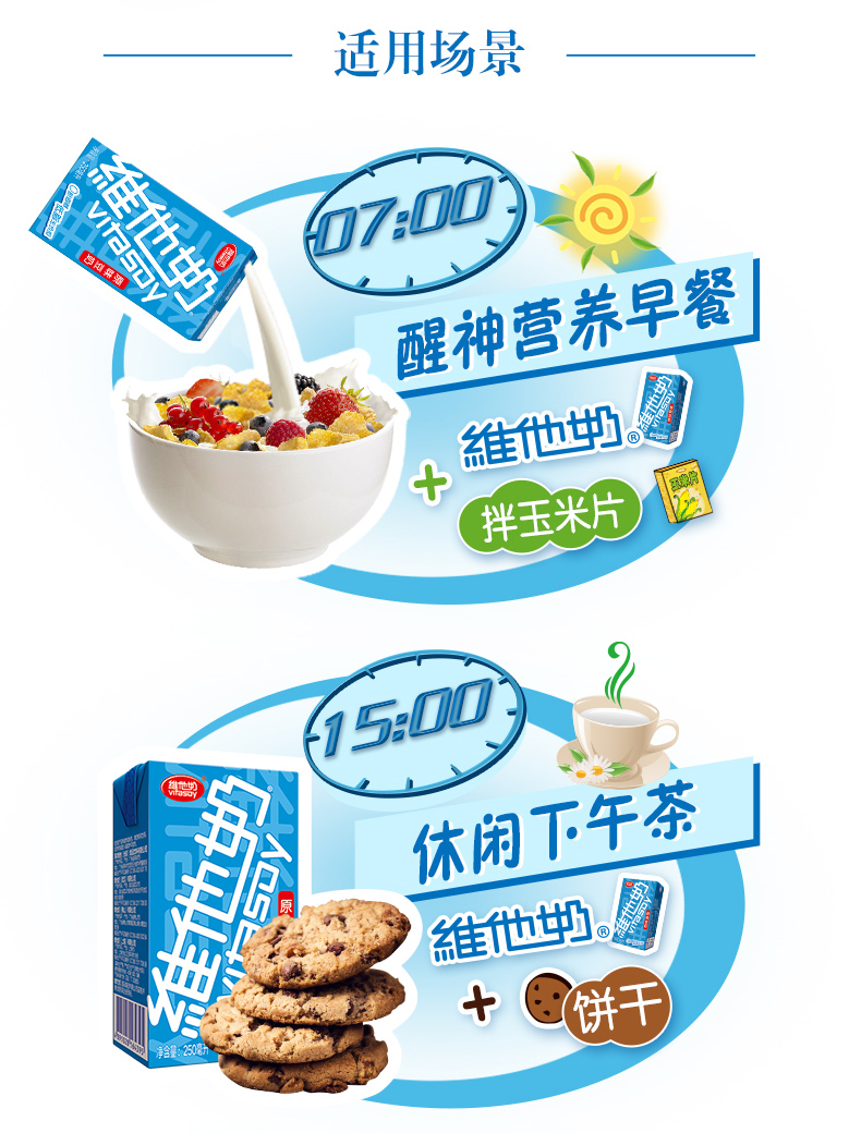 维他 原味豆奶 250ml*18盒 图7