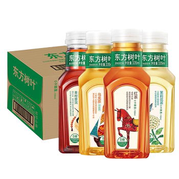 Nongfu Spring Oriental Leaf Sugar-Free Tea Beverage 335ml*24 Bottles Jasmine Tea Green Mandarin Pu'Er Mellow Oolong