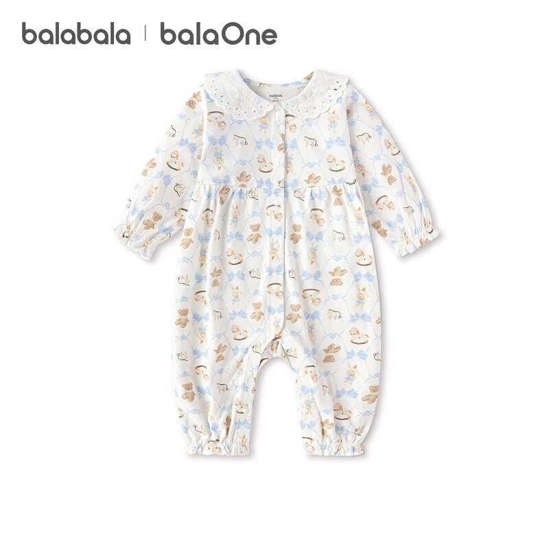 到手67.8！巴拉巴拉新生婴儿连体爬服