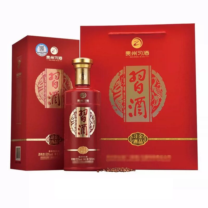 【官方旗舰】金品习酒500mL*6瓶53度酱香型白酒整箱新老款随机发 习酒酱实拍商品图