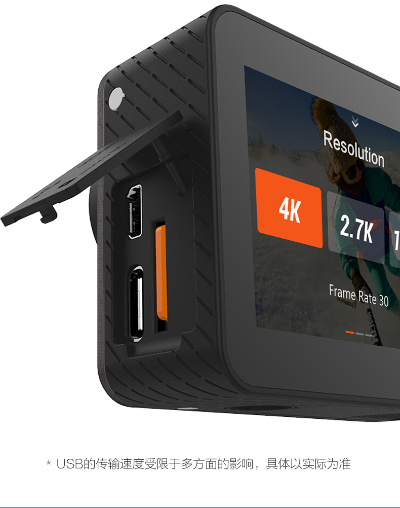 Camera thể thao Fluorite S6 4k HD chống nước camera trực tiếp màn hình cảm ứng WIFI không dây ngoài trời - Máy quay video kỹ thuật số máy quay canon