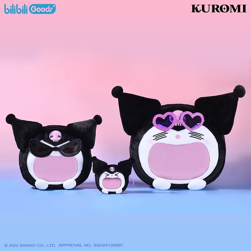 Kuromi Super Happy Itabag Uwa Series Official Genuine Sanrio Kuromi Cute Crossbody Bag Backpack