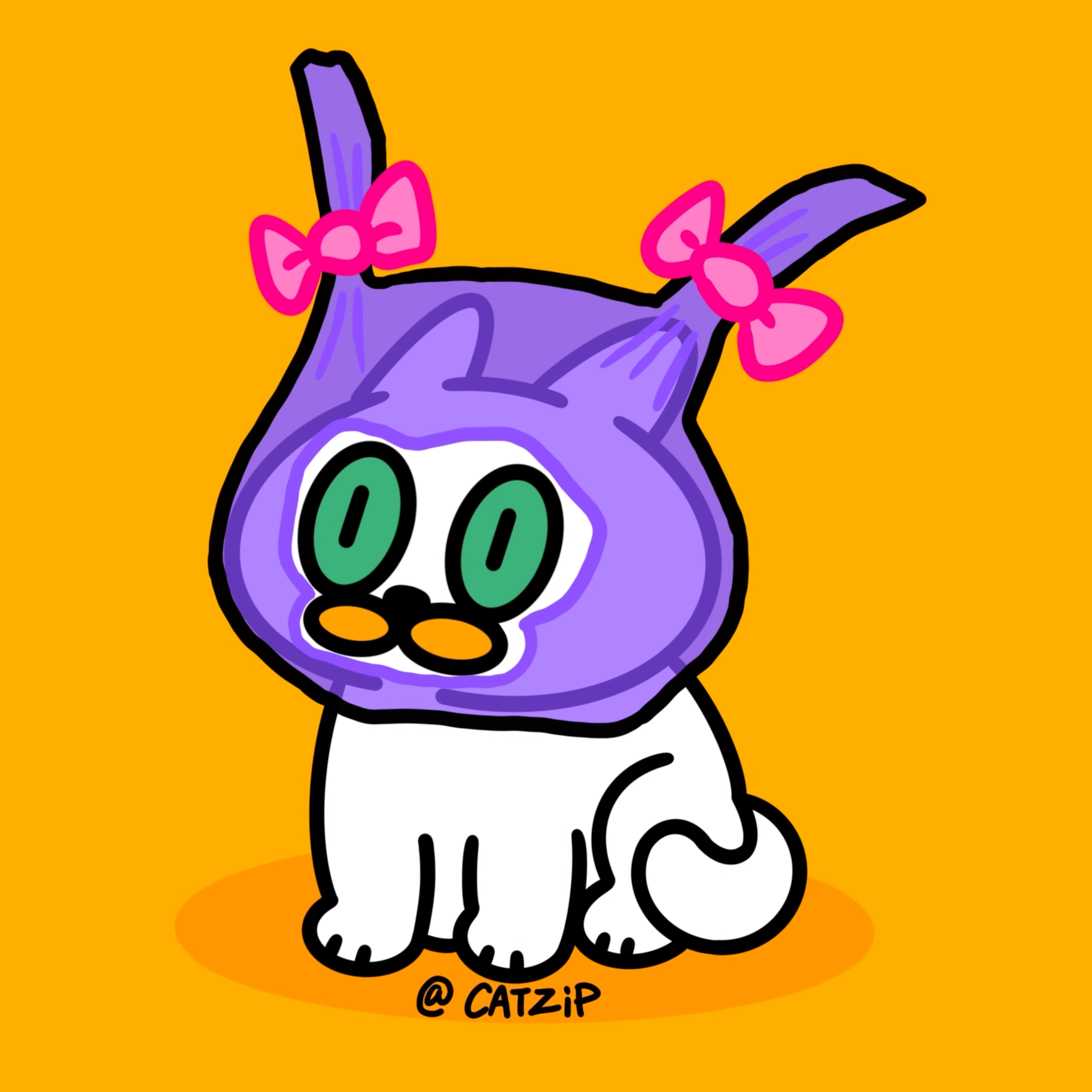 花嘴猫CatZip的LOGO
