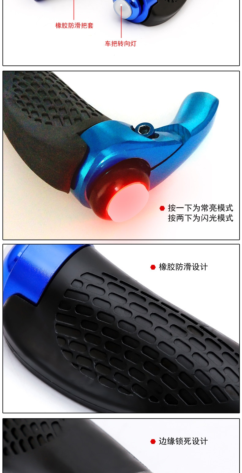 Poignées de vélo ONLINELOVE - Ref 2333812 Image 8