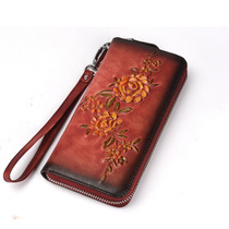 Fashion Retro Trees High Leather Bracelet Bag Genuine Leather Head Layer Cow Leather Handmade Colours Casual Handbags Fashion Wallet Women