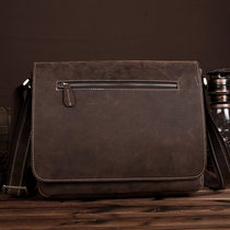 Stock Source Genuine Leather Retro Business Postman Baotou Layer Beef Leather Single Shoulder Bag Inclined Satchel Bag Mad Mapi Casual Mens Bag