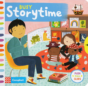 【外图原版】进口英文 英文原版 儿童绘本 Campbel Busy系列 Busy Storytime 纸板 机关 操作活动书 幼儿启蒙 亲子教育互动 撕不烂