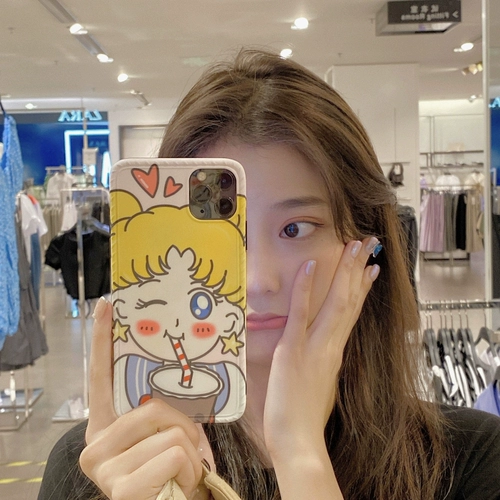 Apple, совместимый iPhone11 Pro, мультяшный чехол для телефона, силиконовый iPhone 11, защитный чехол, 11, iphone, 8plus, защита при падении