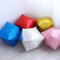 24 inch 4D laser three-dimensional square aluminum film balloon living room aluminum foil gift box Wedding birthday decoration party