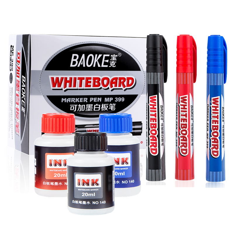 Treasure White Board Pen Black Water-based Add Ink Erasable Children Color Red Blue Chalkboard Pen Teacher With Large Capacity Writing Board Stroke Board Pen Easy To Wipe Coarse Head Shake Sound Mesh Red Wonder White Board Pen