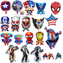 Batman Spider-man Captain America Iron Man Falcon Superman American Flag Aluminum foil balloon