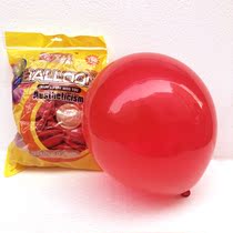 10 inch 2 2g red 2 2g Aihua black round balloon decoration balloon