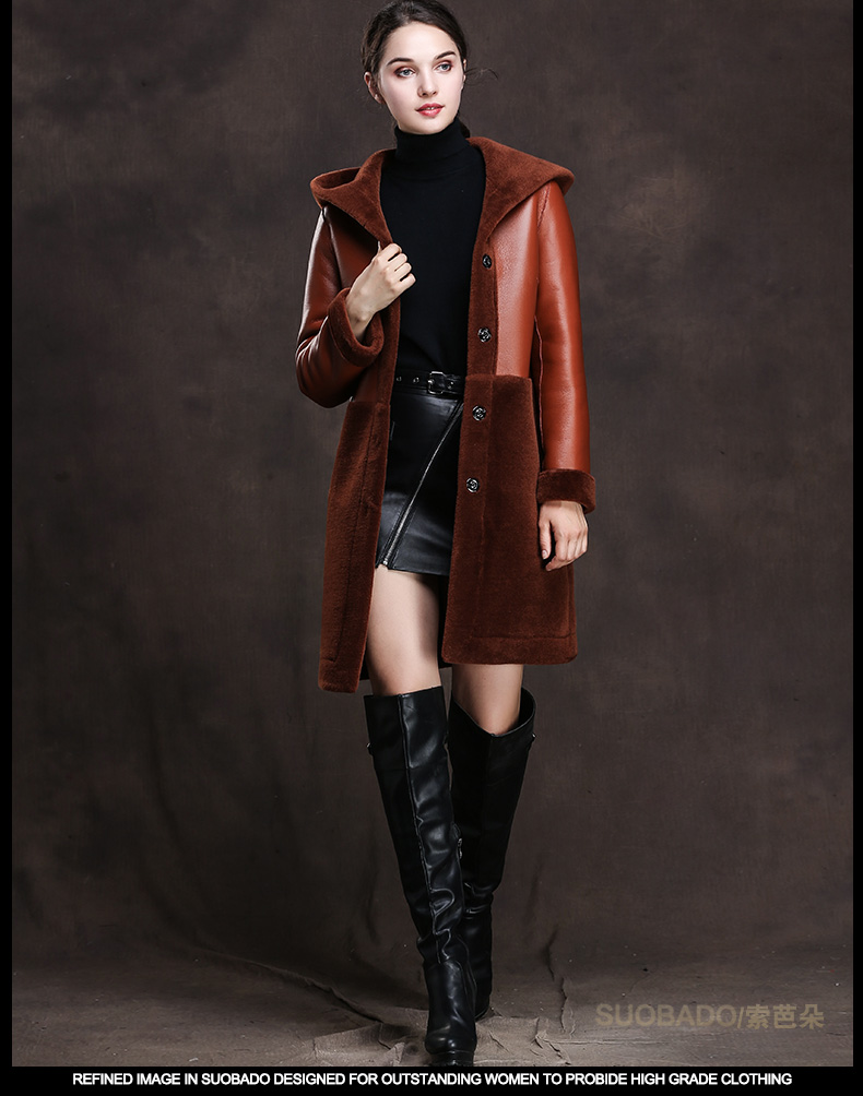 Manteau de fourrure femme SUOBADO    - Ref 3173932 Image 15