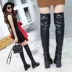 Giày cao quá gối cho nữ boot nữ cổ cao Giày ống