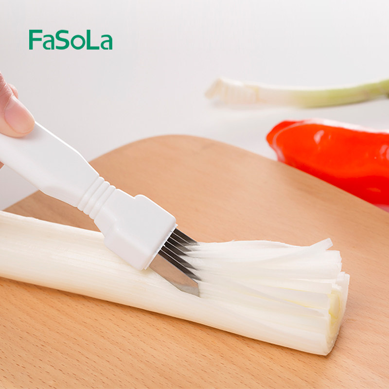 Japan Chopped Onion Scallions Scallions Scallion Shallot Shallot Shingles KITCHEN TOOLS MULTIFUNCTION CHOPPED VEGETABLE STAINLESS STEEL SHAVED WIRE KNIFE