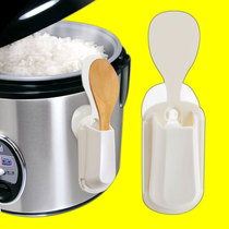 Japanese rice cooker rice spoon storage rack Kitchen rice cooker rice spoon storage rack Household rice scoop Suction cup type