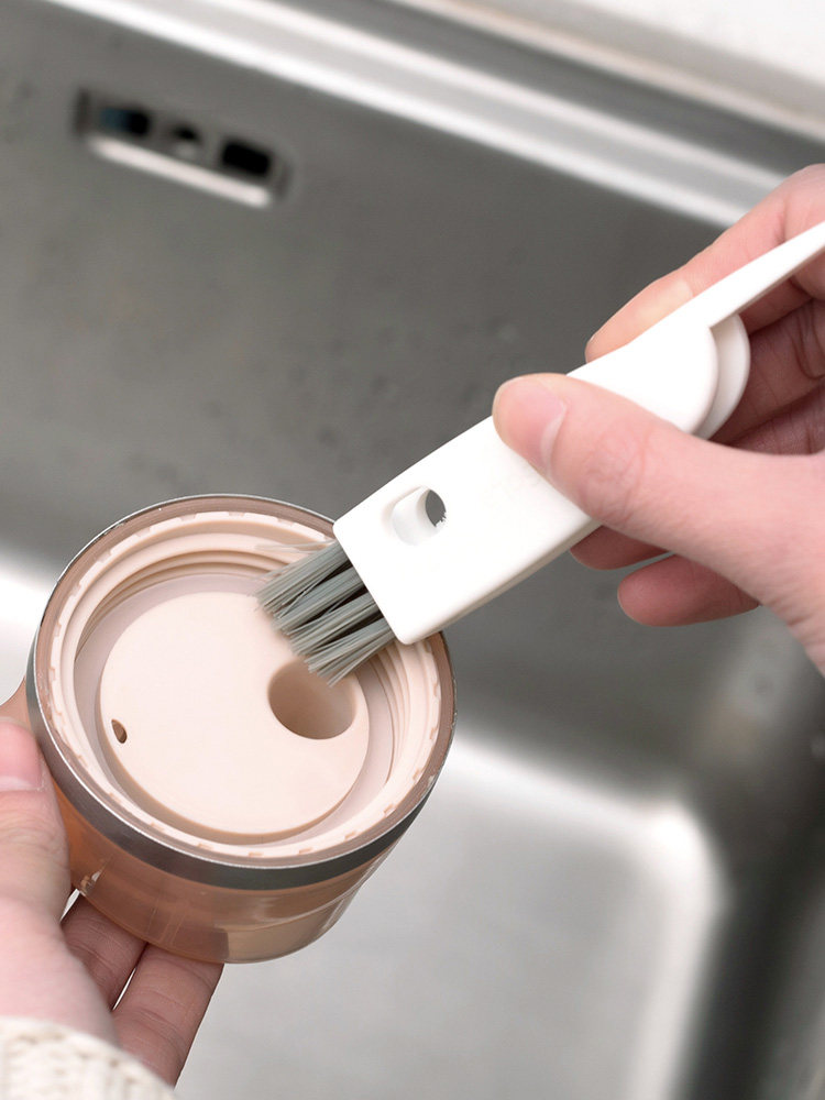Japanese kitchen cup lid crevice brush Multi-function window window groove groove cleaning brush to die corner cleaning small brush