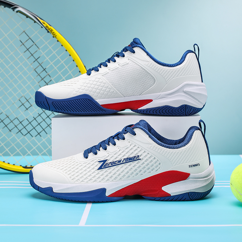 Lsvwjbvw High-End Men's and Women's Shoes, Breathable Tennis Shoes, Non-Slip Large Size Training Tennis Shoes, Couple Competition Tennis Shoes