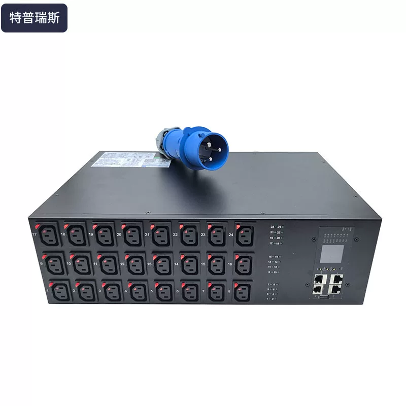 Трехфазный 24-битный C13 высокопроизводительный AI сервер тестовый PDU розетка snmp протокол подмониторинг и подуправление