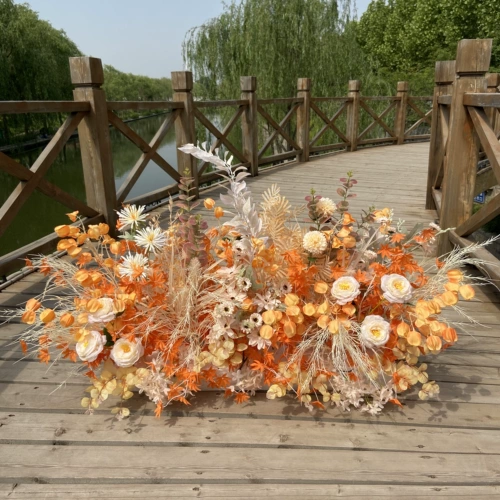 Новая свадебная симуляция шелк цветок большой стиль наземлян